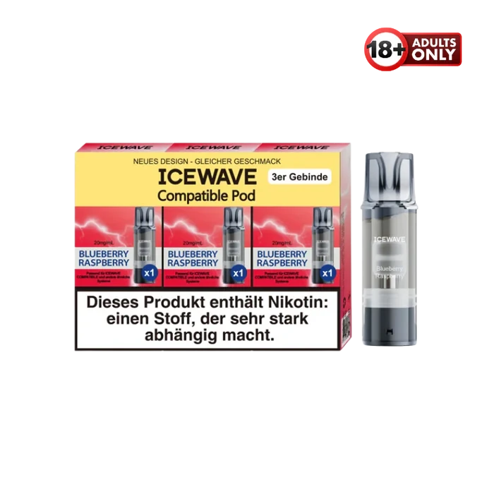 Ice Wave Pods Blueberry Raspberry
